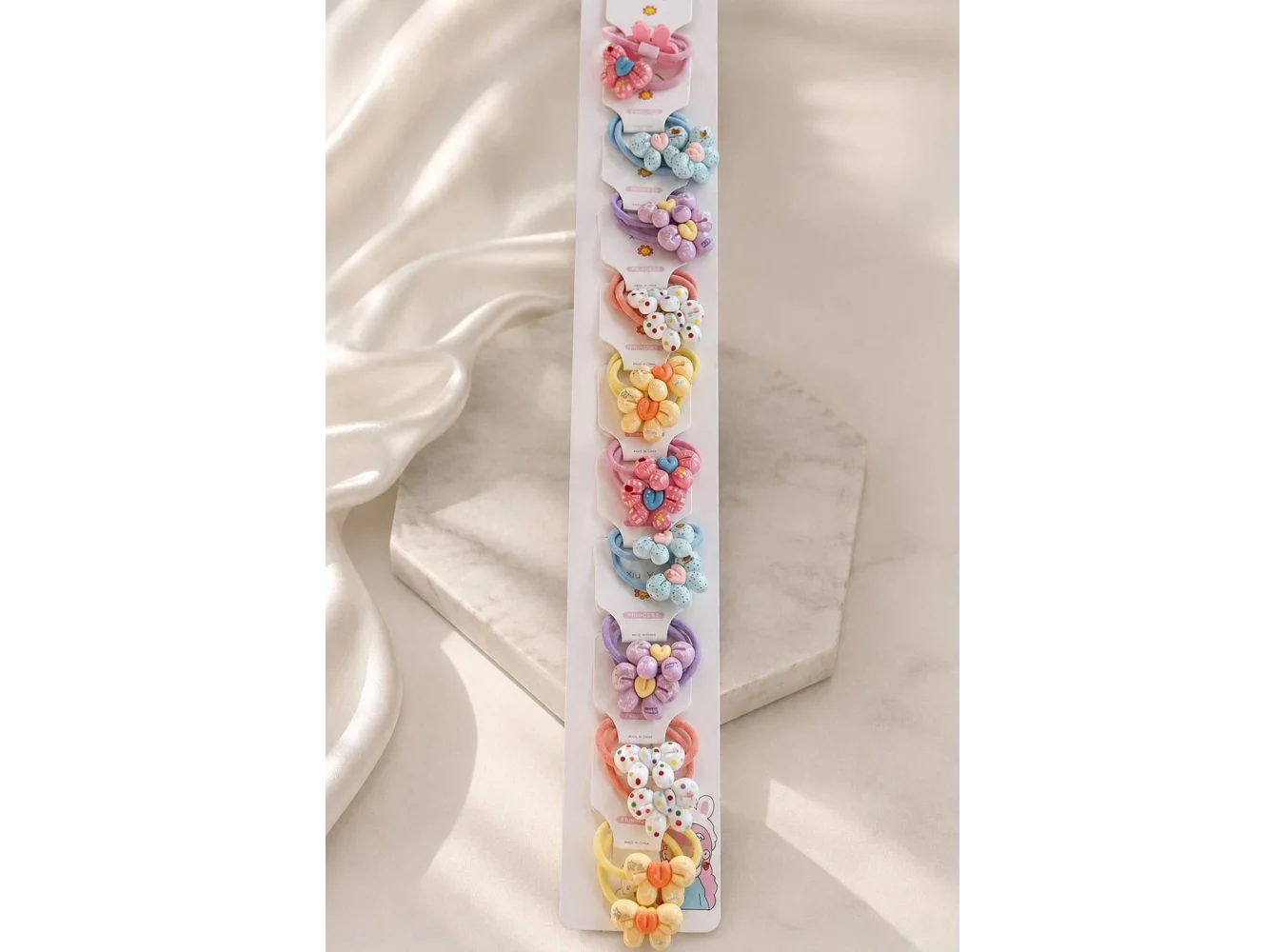 20li Karışık Renk Lastik Toka Set