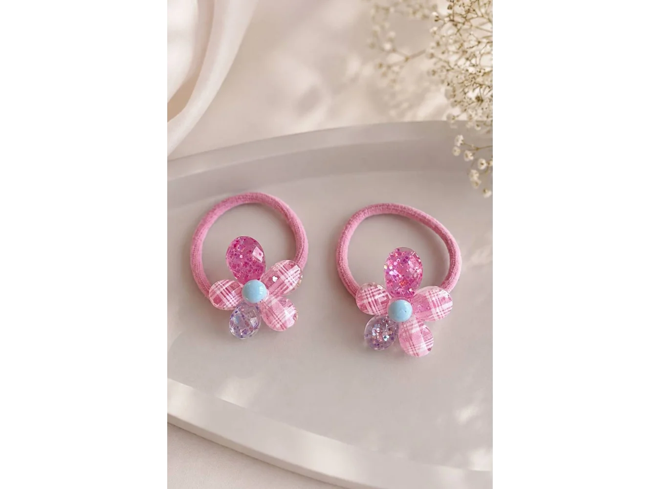 20li Karışık Renk Lastik Toka Set