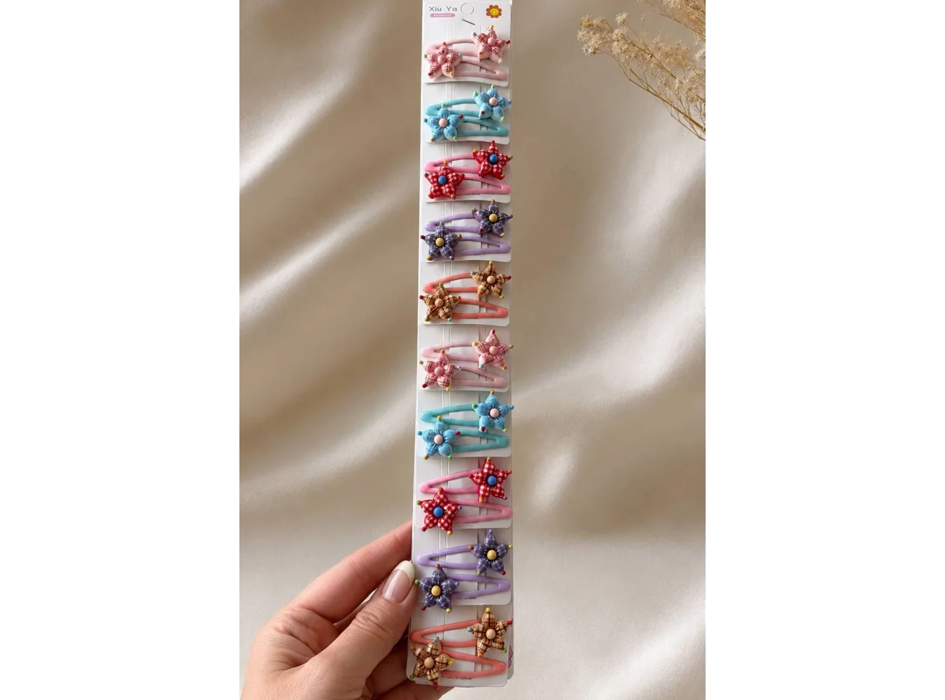 20li Karışık Renk Yan Toka Set