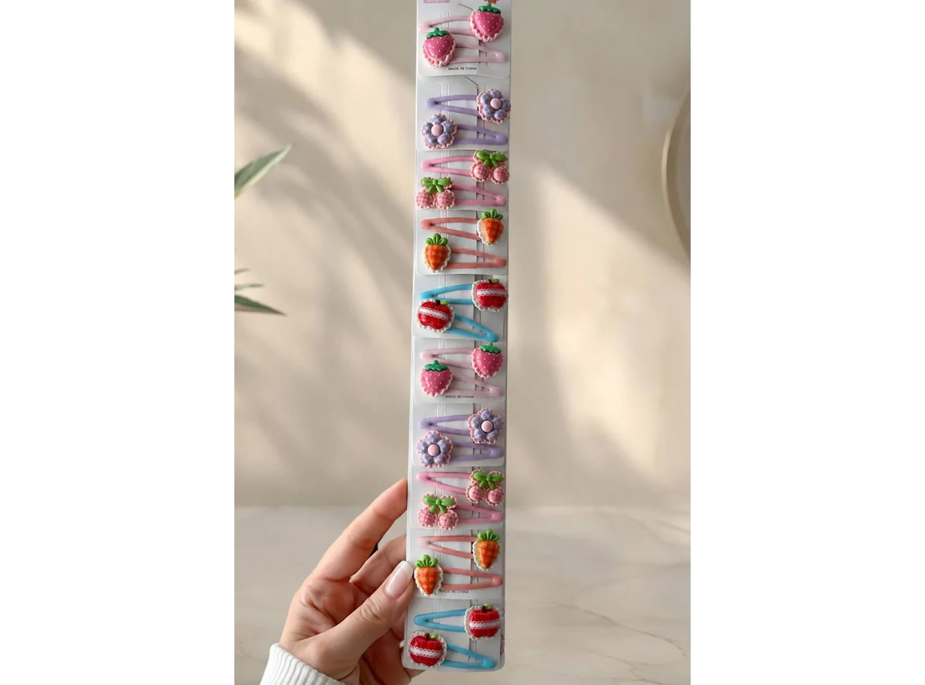 20li Karışık Renk Yan Toka Set