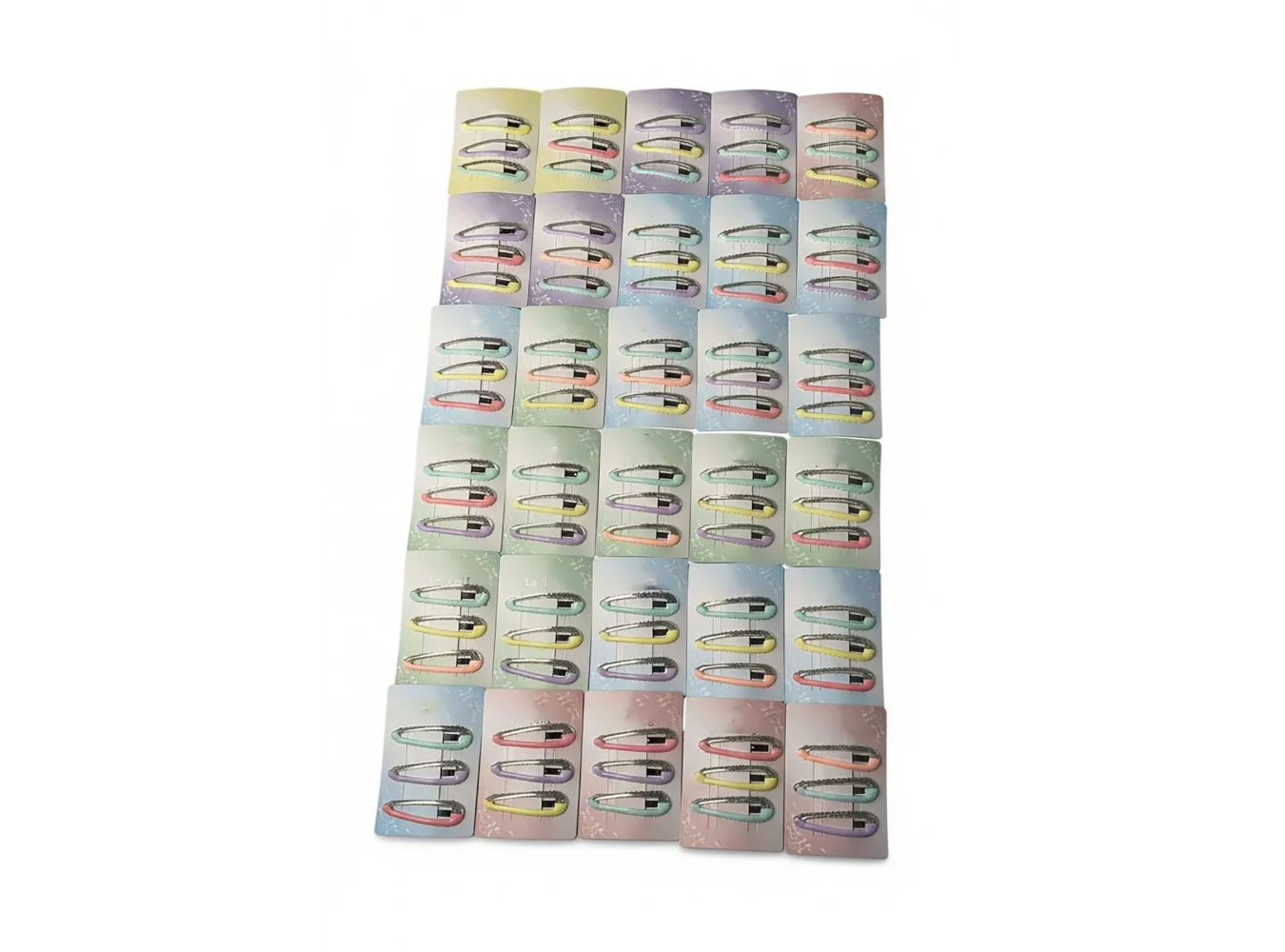 30lu Karışık Renk Yan Toka Set