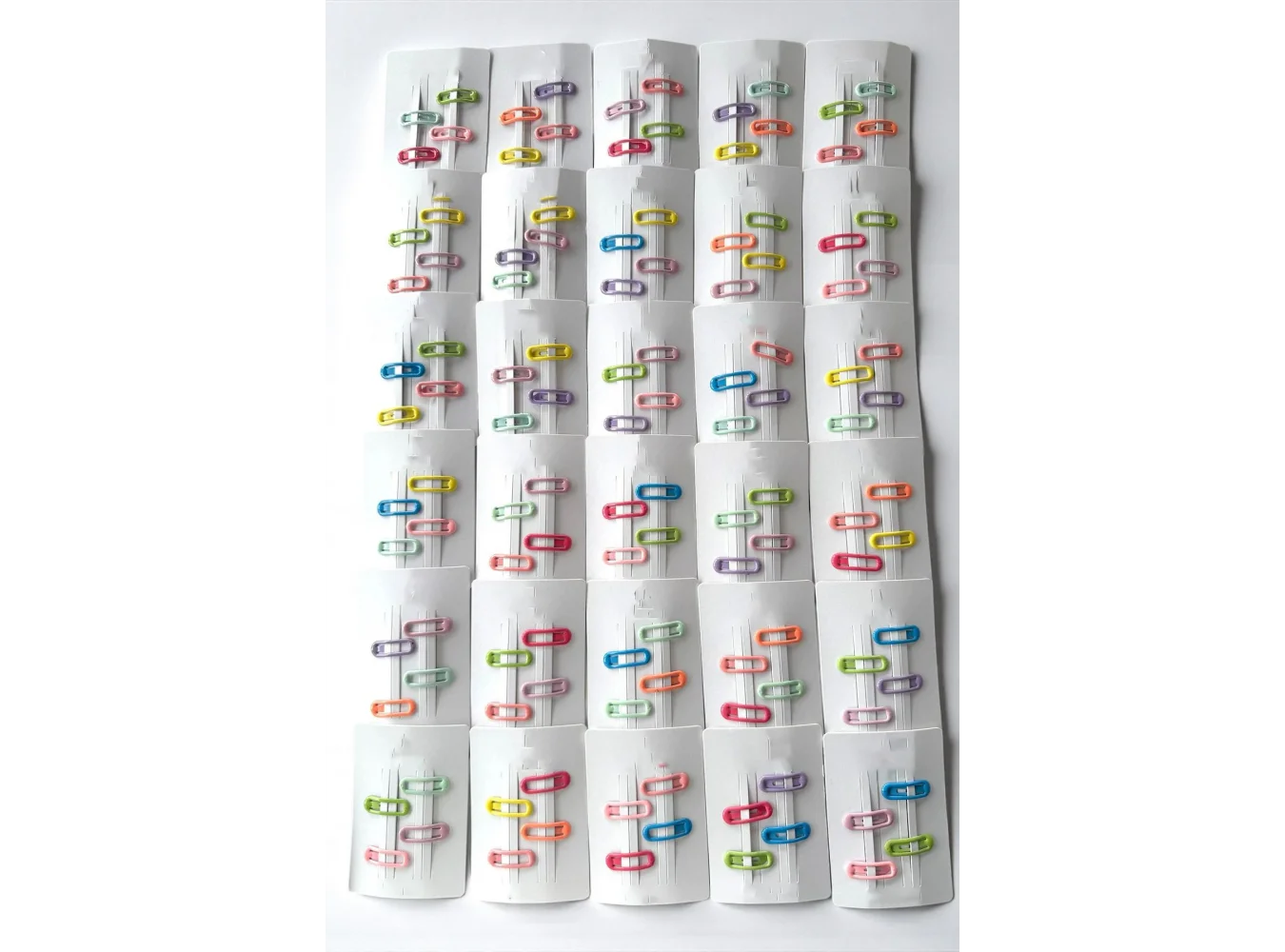 30lu Karışık Renk Yan Toka Set