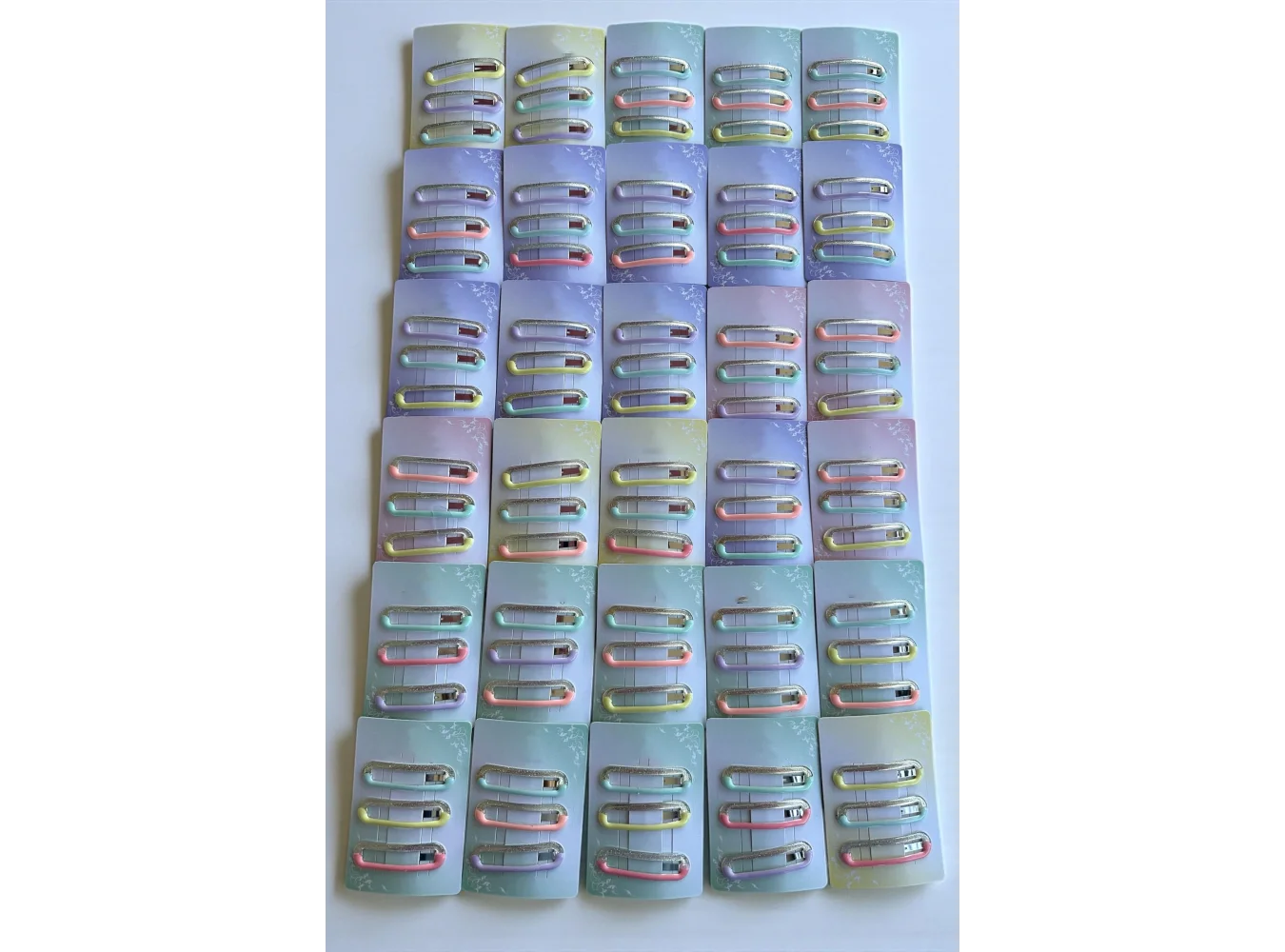 30lu Karışık Renk Yan Toka Set