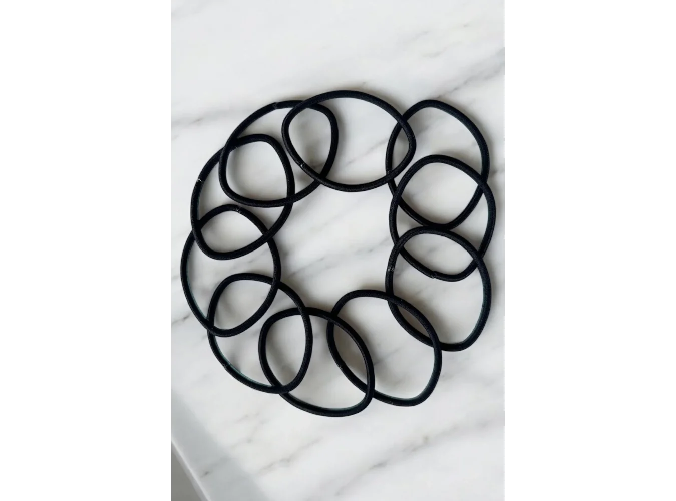 5li Siyah Renk Lastik Toka Set