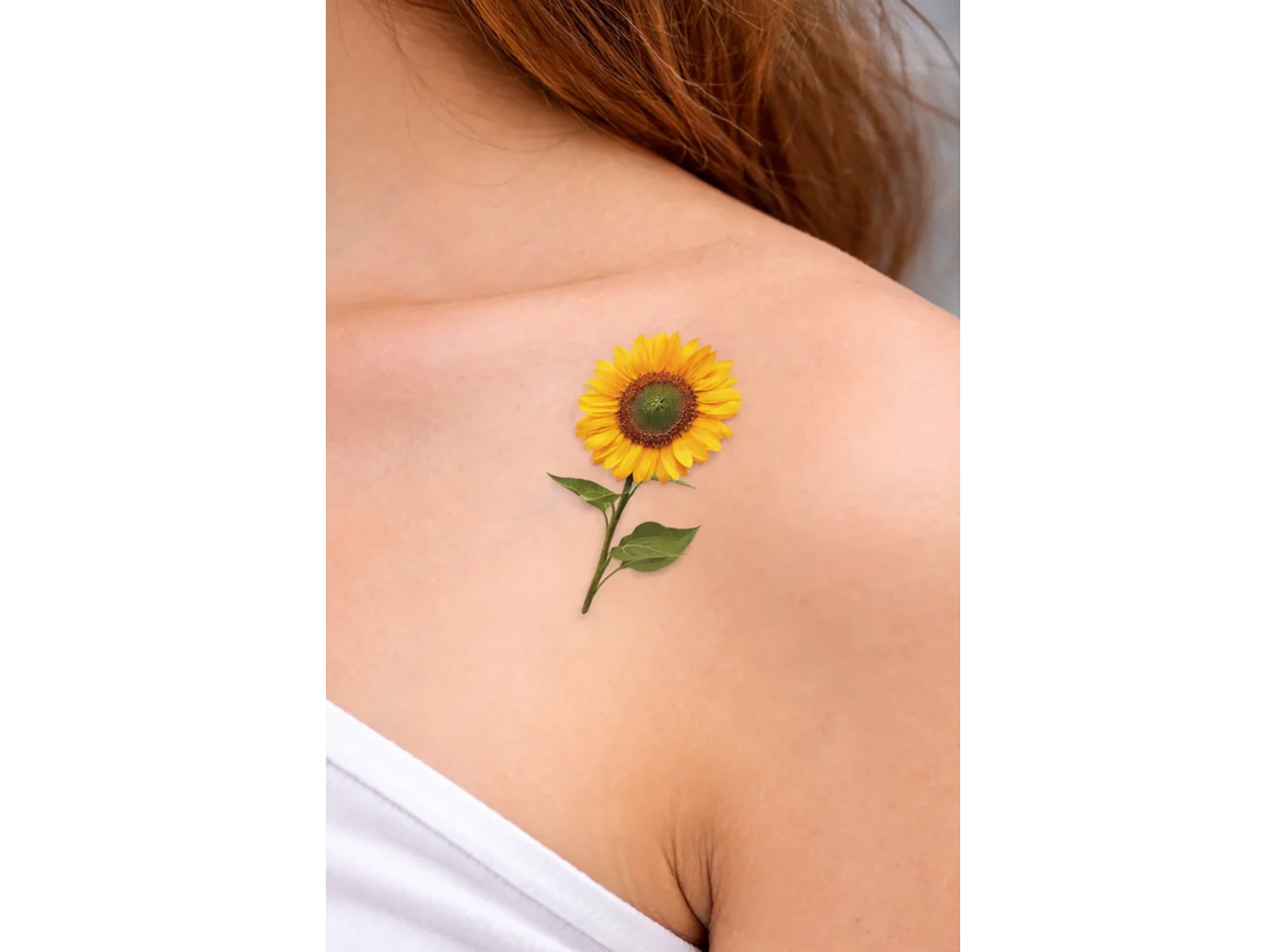 Geçici Papatya Figürlü Mini Dövme Tattoo