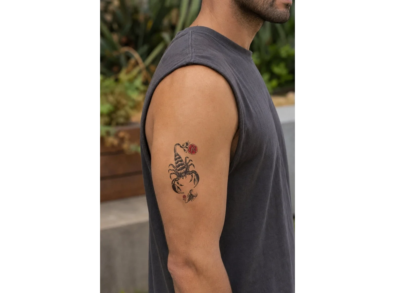 Akrep Mini Dövme Geçici Tattoo