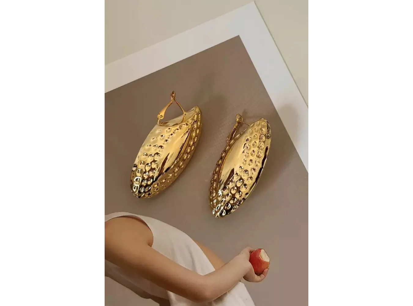 Altın Renk   Tx Küpe (Çift)