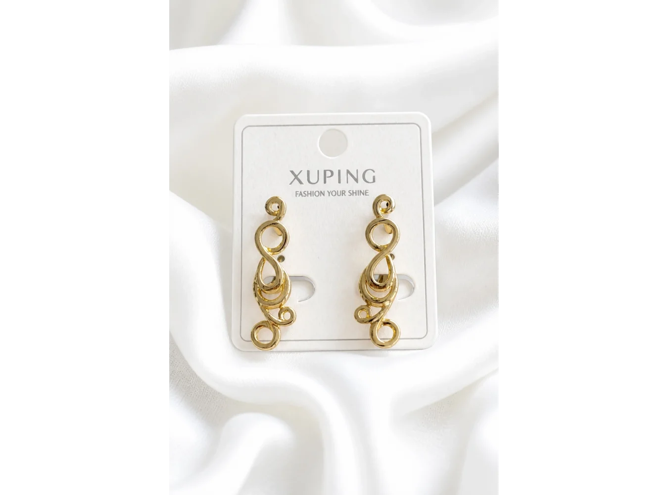Altın Renk Xuping Küpe (Çift)