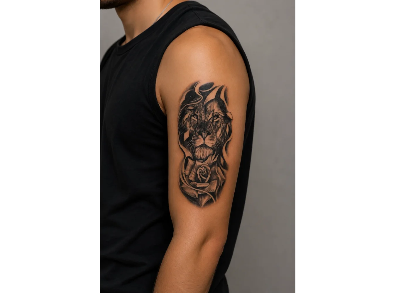 Aslan Dövme Geçici Tattoo