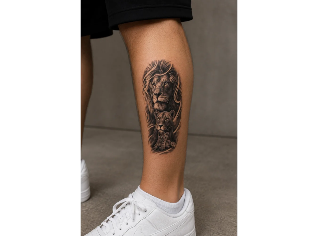 Aslan Dövme Geçici Tattoo