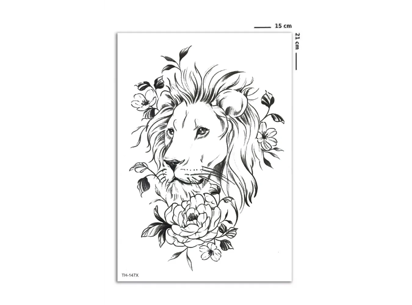 Aslan Geçici Dövme Tattoo