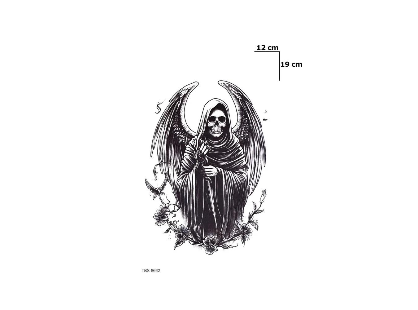 Azrail Geçici Dövme Tattoo
