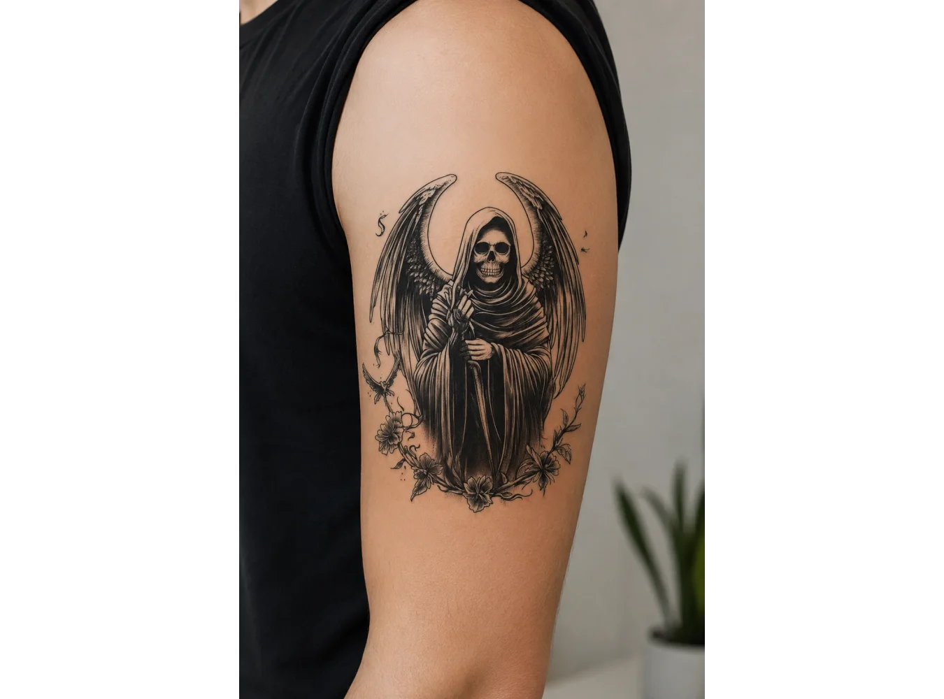 Azrail Geçici Dövme Tattoo