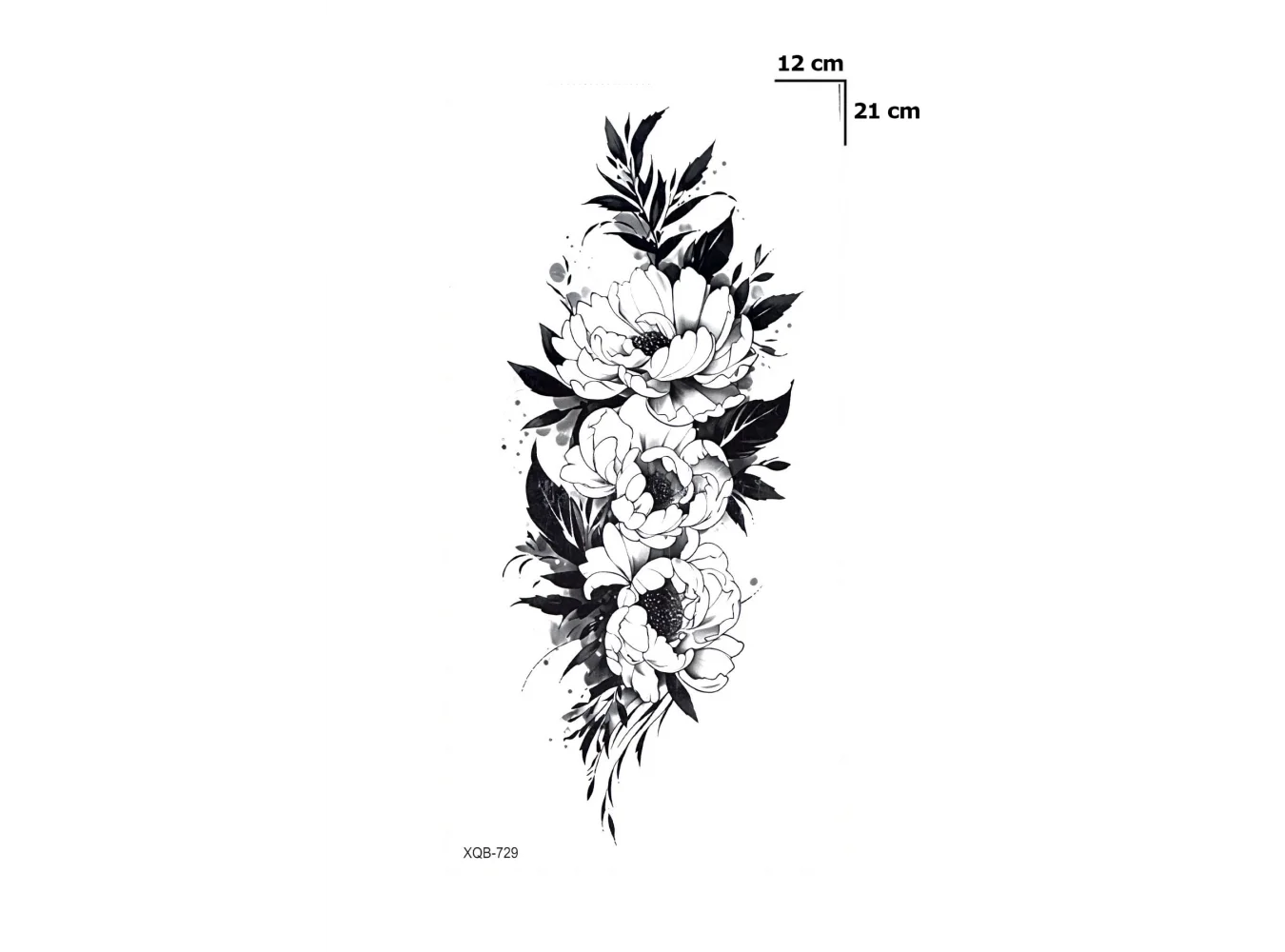 Çiçek Dövme Geçici Tattoo