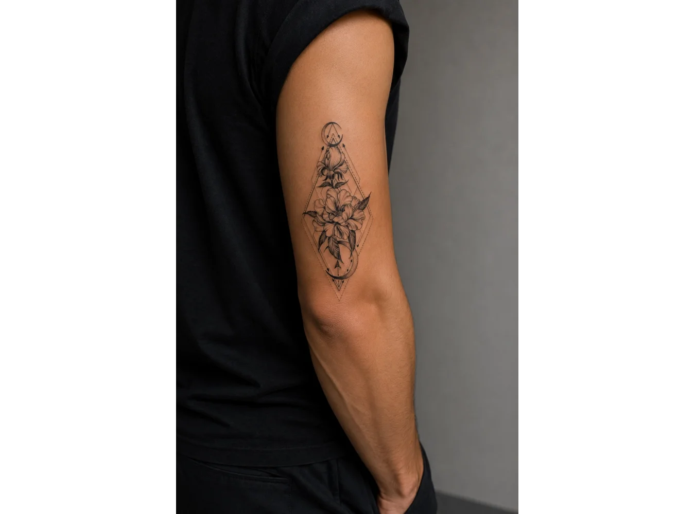 Çiçek Dövme Geçici Tattoo