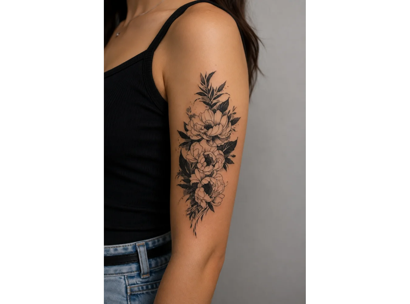 Çiçek Dövme Geçici Tattoo