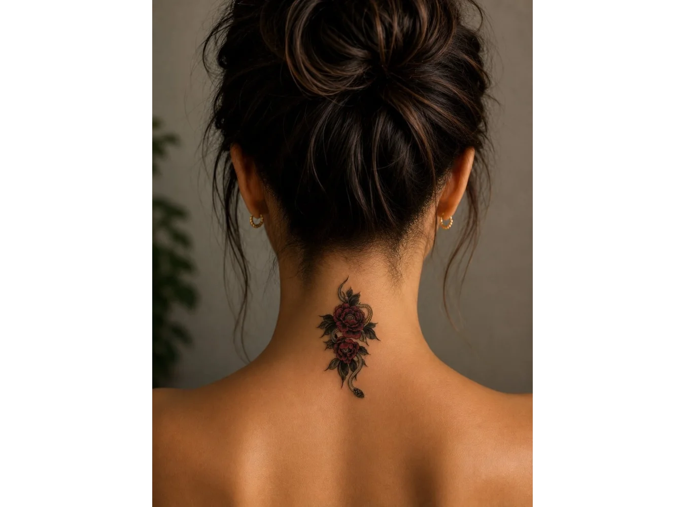 Çiçek Dövme Mini Geçici Dövme Tattoo