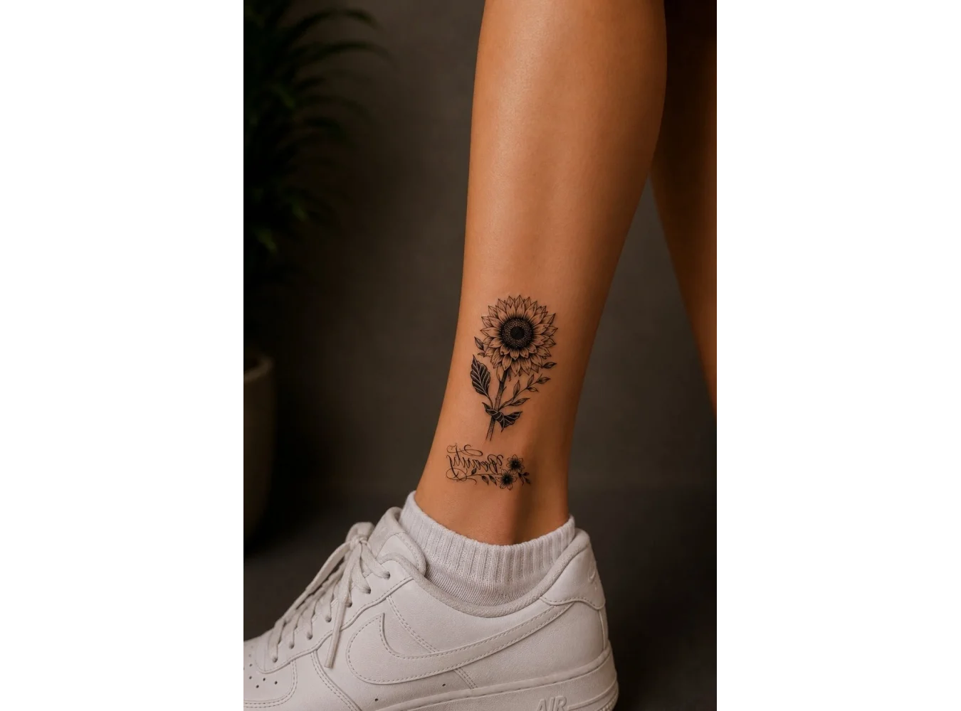 Çiçek Dövme Mini Geçici Dövme Tattoo