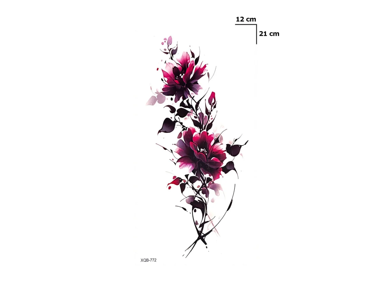 Çiçek Geçici Dövme Tattoo