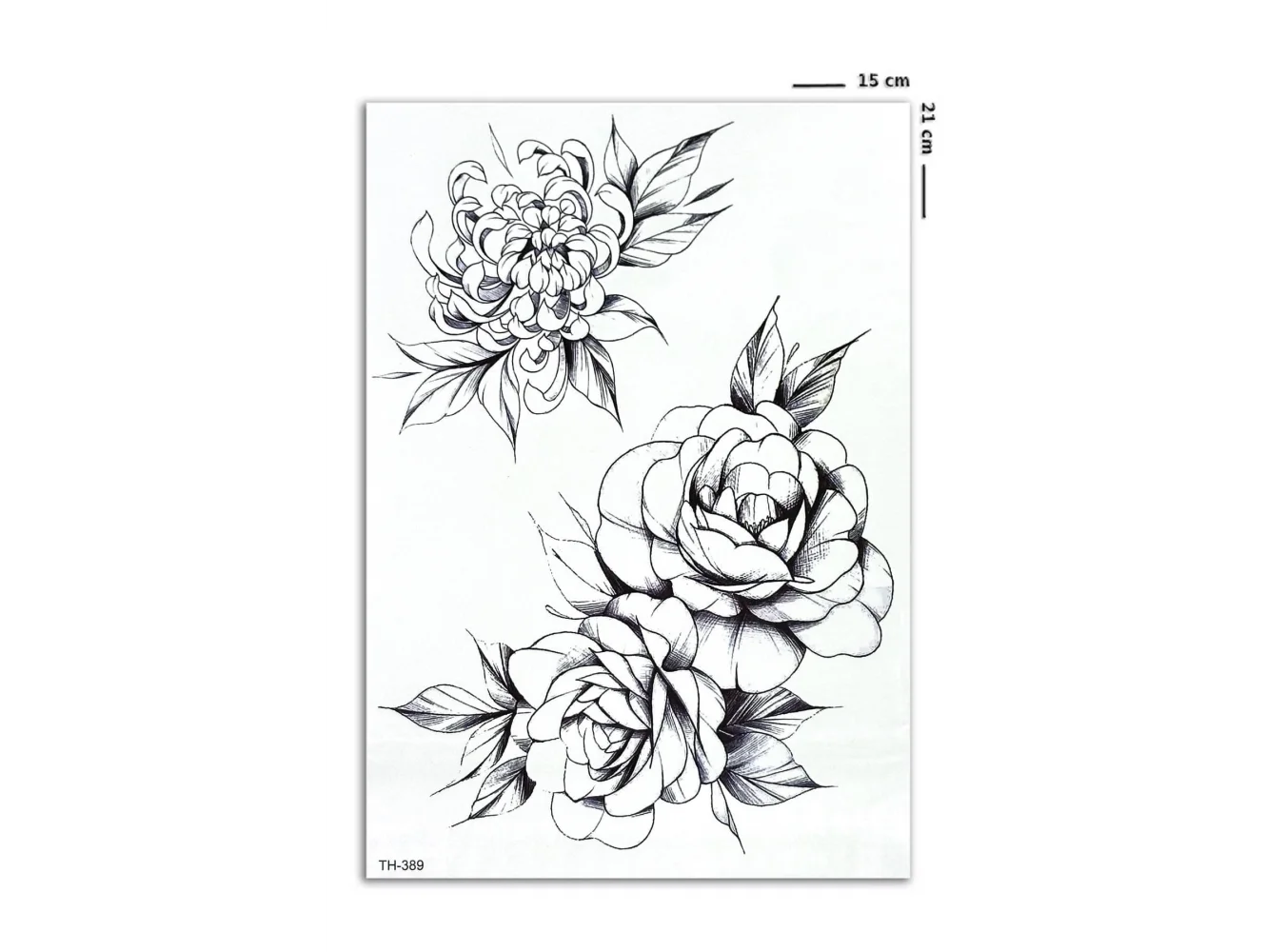 Çiçek Geçici Dövme Tattoo
