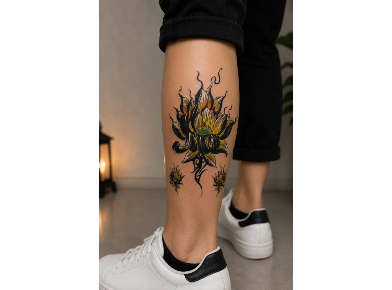 Çiçek Geçici Dövme Tattoo