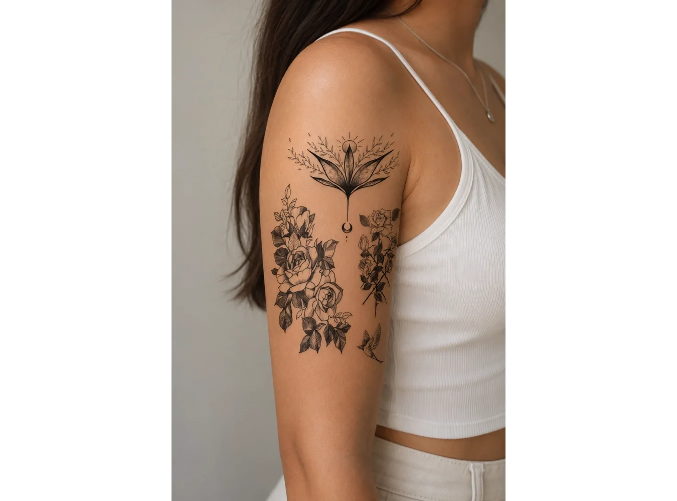Çiçek Geçici Dövme Tattoo