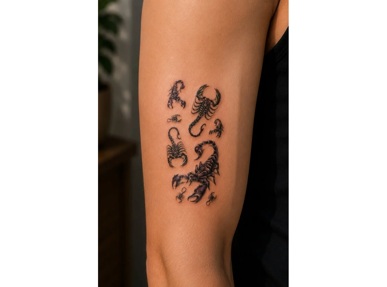 Çoklu Akrep Mini Geçici Tattoo