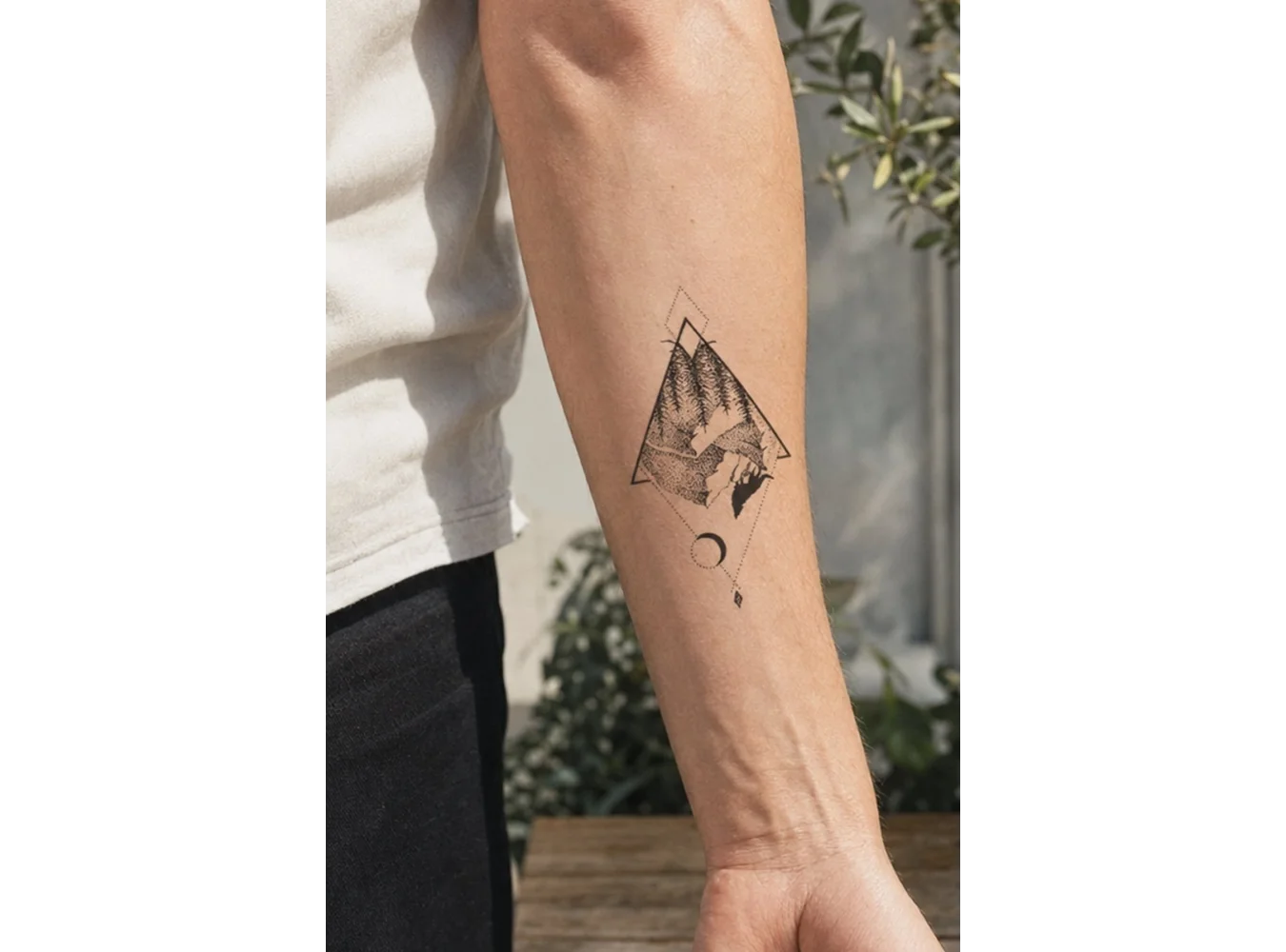Dağ Mini Geçici Dövme Tattoo