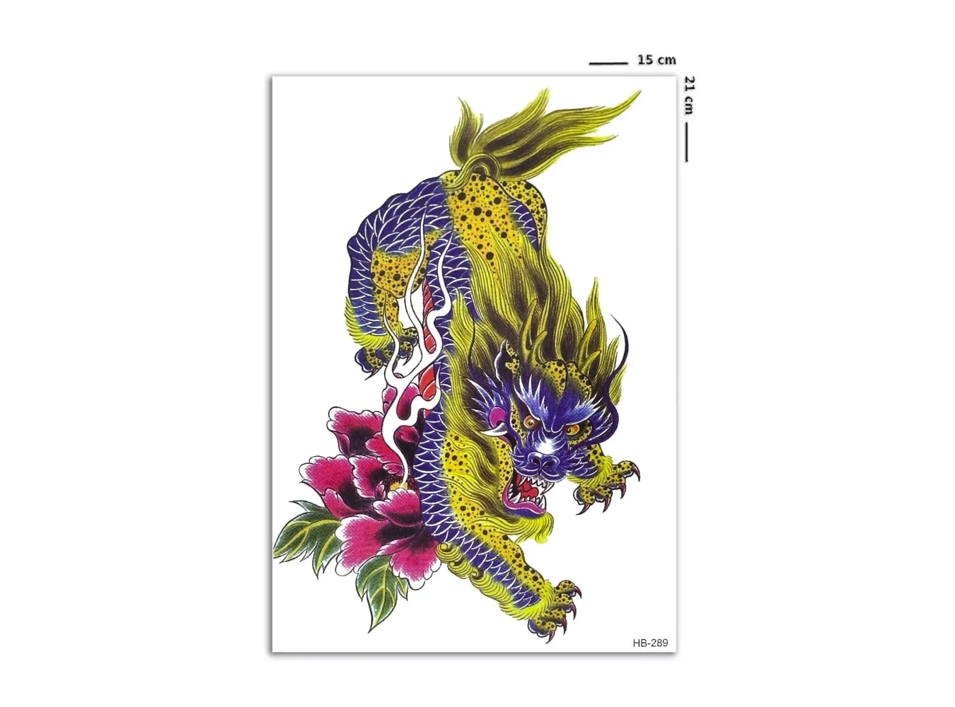 Ejderha Geçici Dövme Tattoo