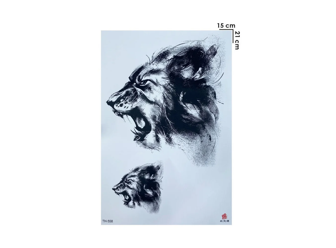 Geçici Aslan Dövme Tattoo
