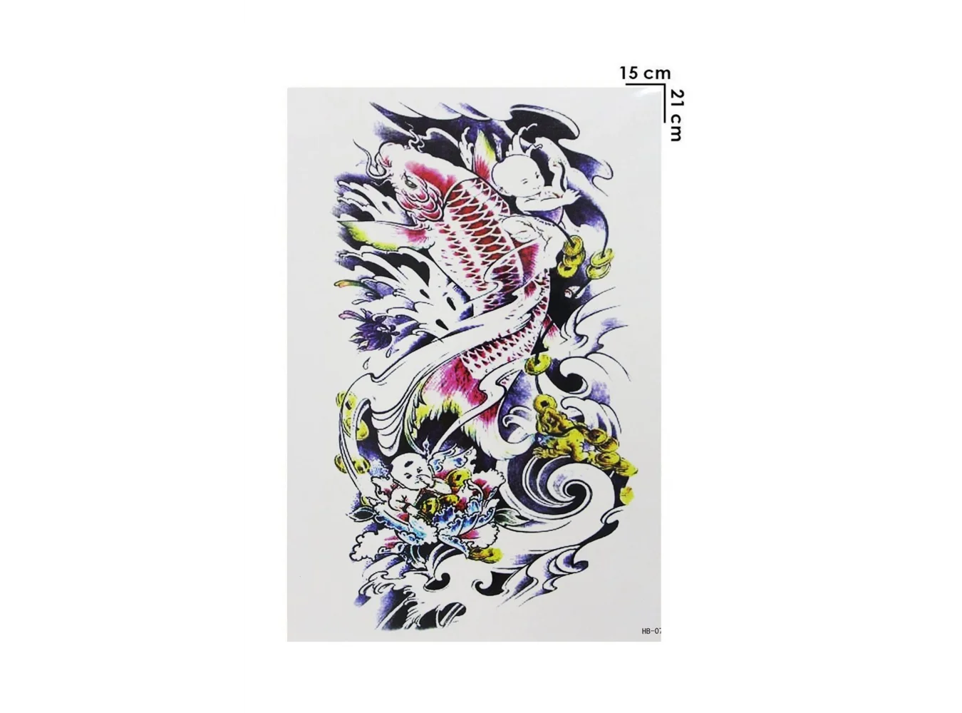 Geçici Balık Dövme Tattoo