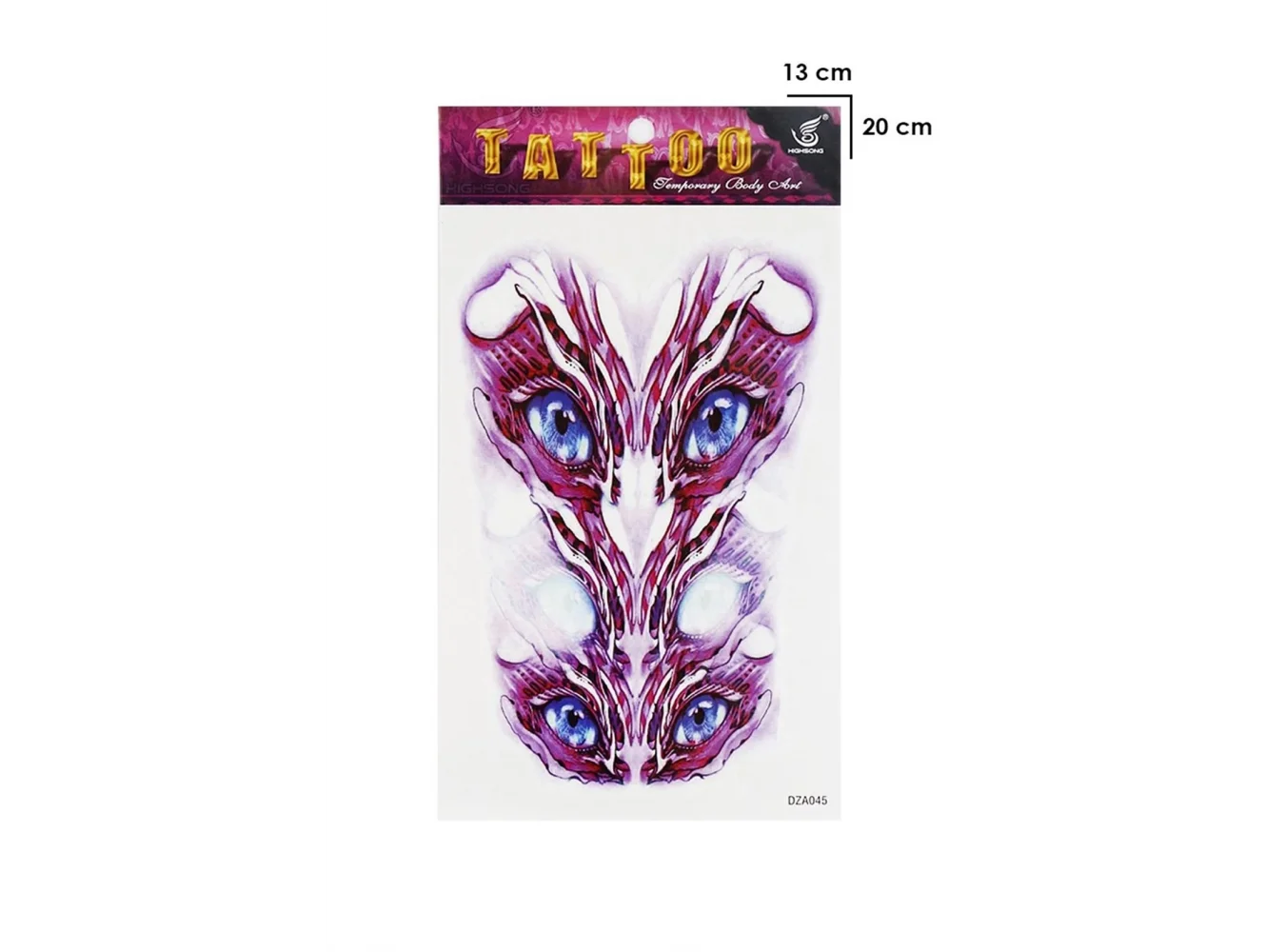 Geçici Göz Dövme Tattoo