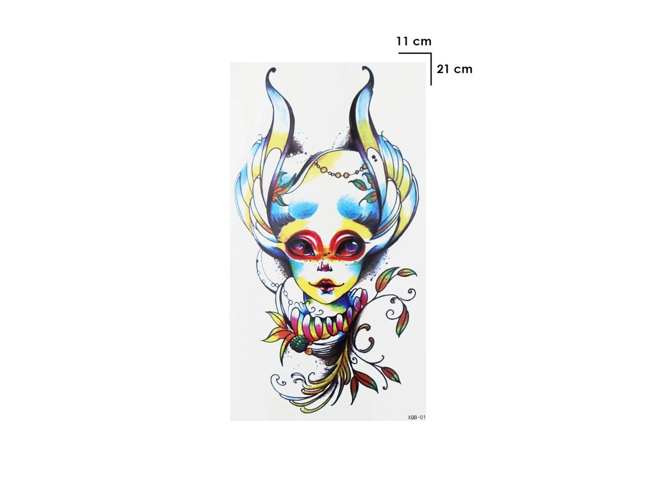 Geçici Kadın Modelli Dövme Tattoo