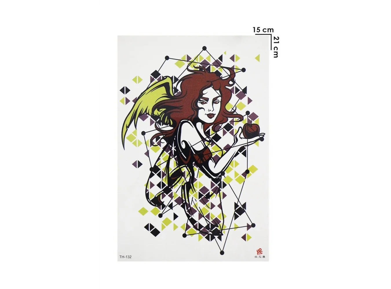 Geçici Kadın Modelli Dövme Tattoo