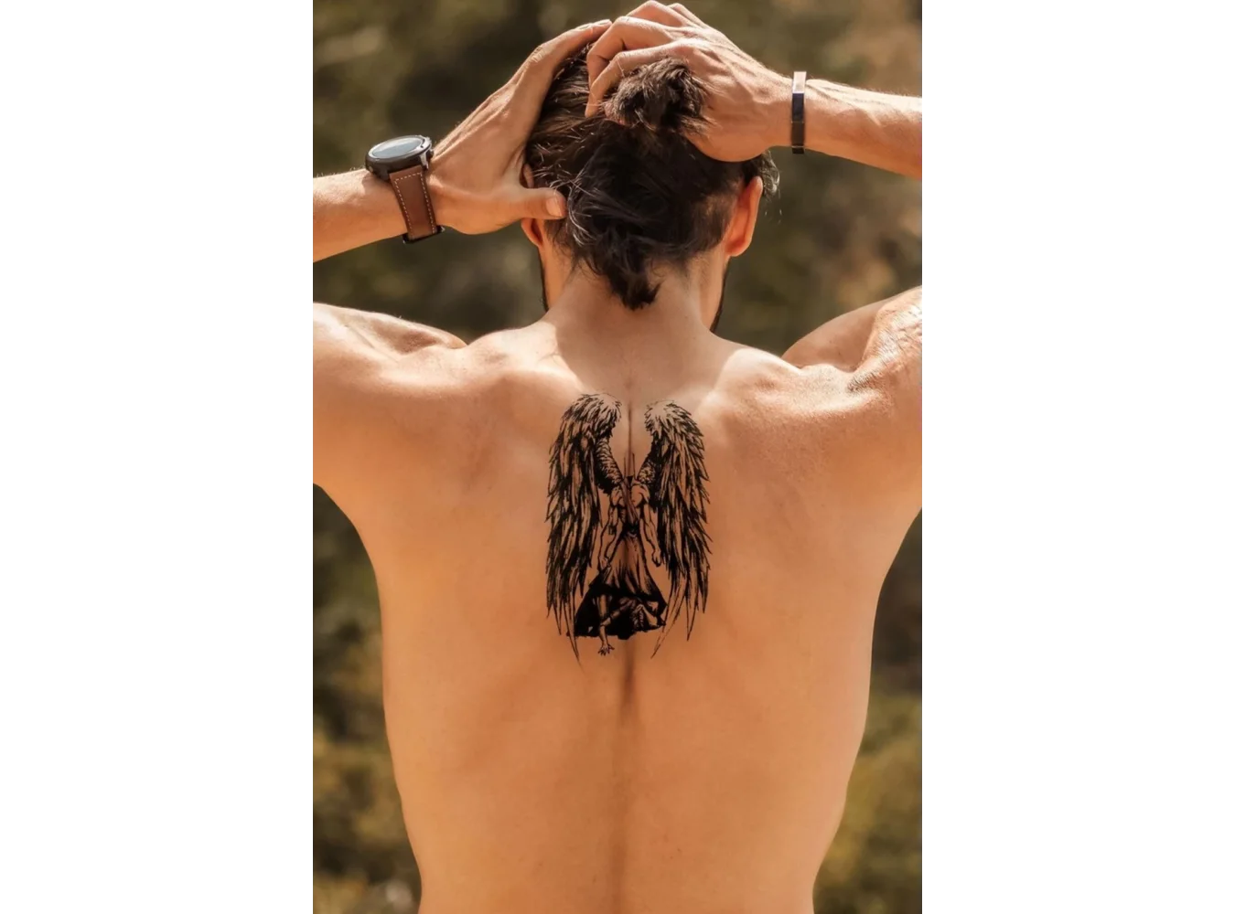Geçici Kanatlı Savaşçı Dövme Tattoo