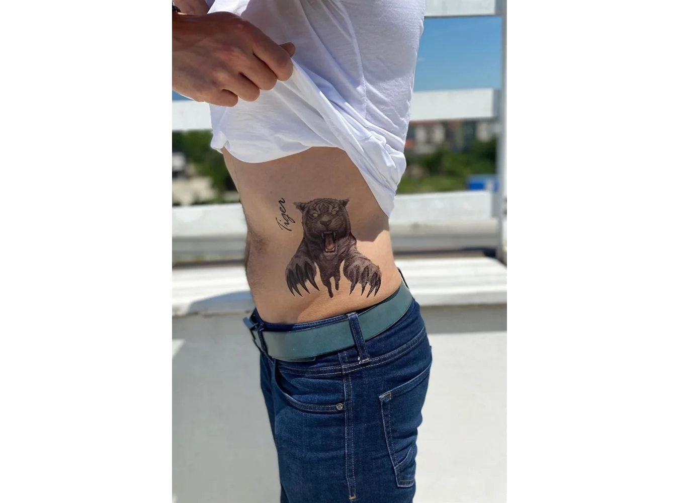 Geçici Kaplan ve Aslan Dövme Tattoo