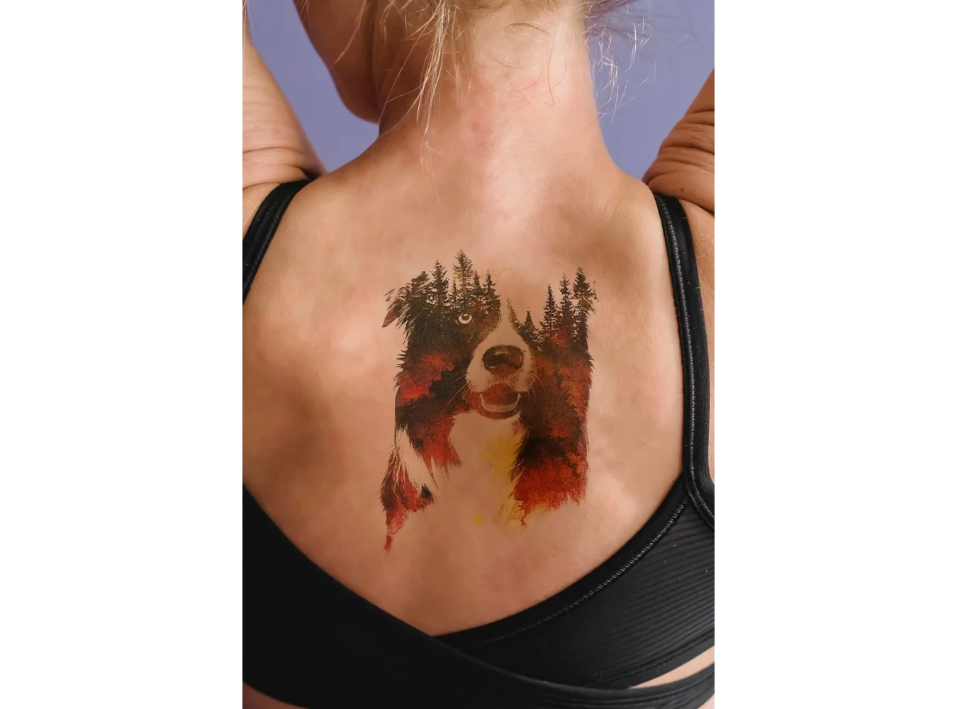 Geçici Köpek Dövme Tattoo