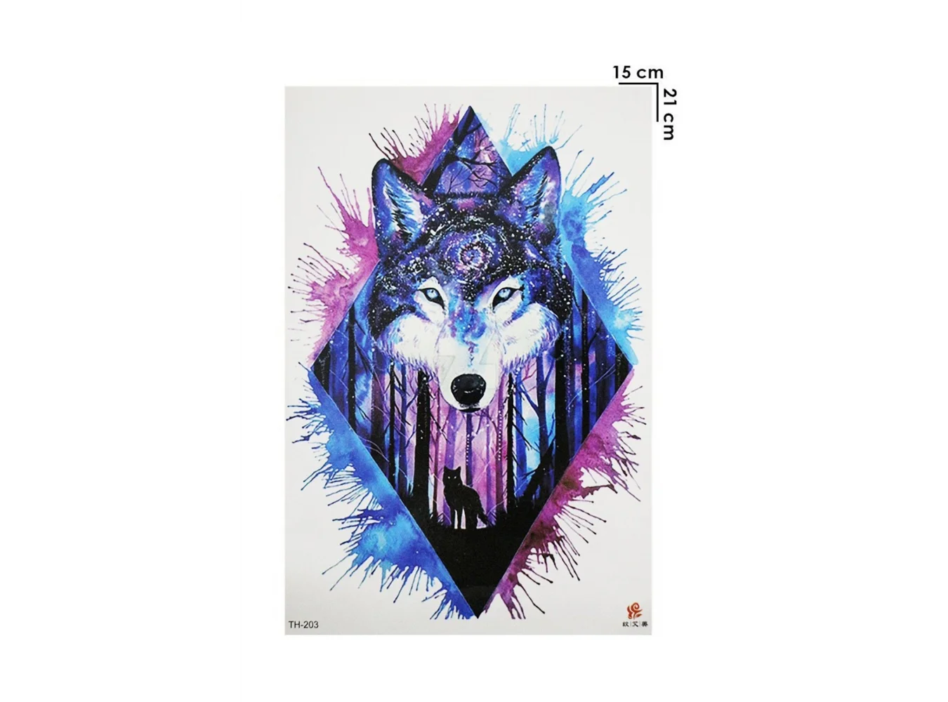 Geçici Kurt Dövme Tattoo