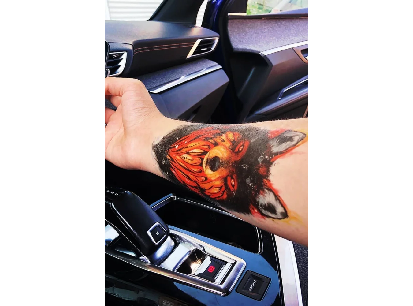Geçici Kurt Dövme Tattoo