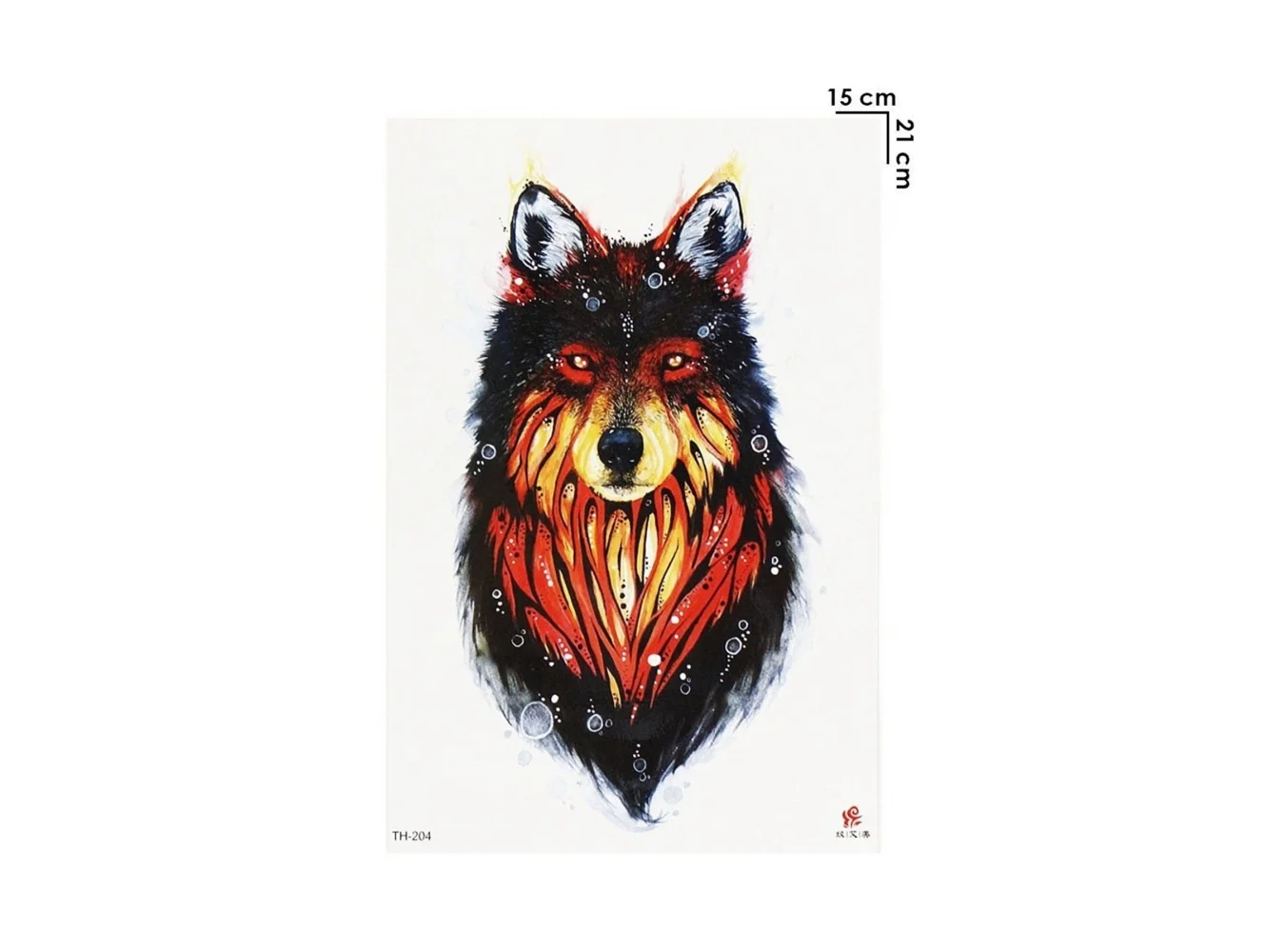 Geçici Kurt Dövme Tattoo