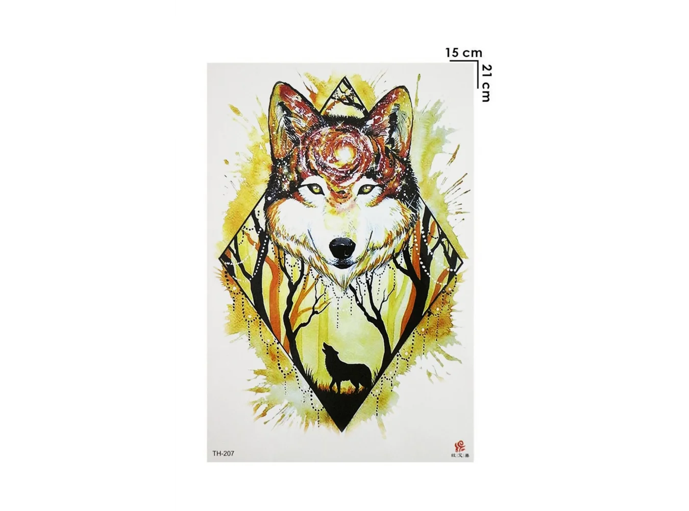 Geçici Kurt Dövme Tattoo