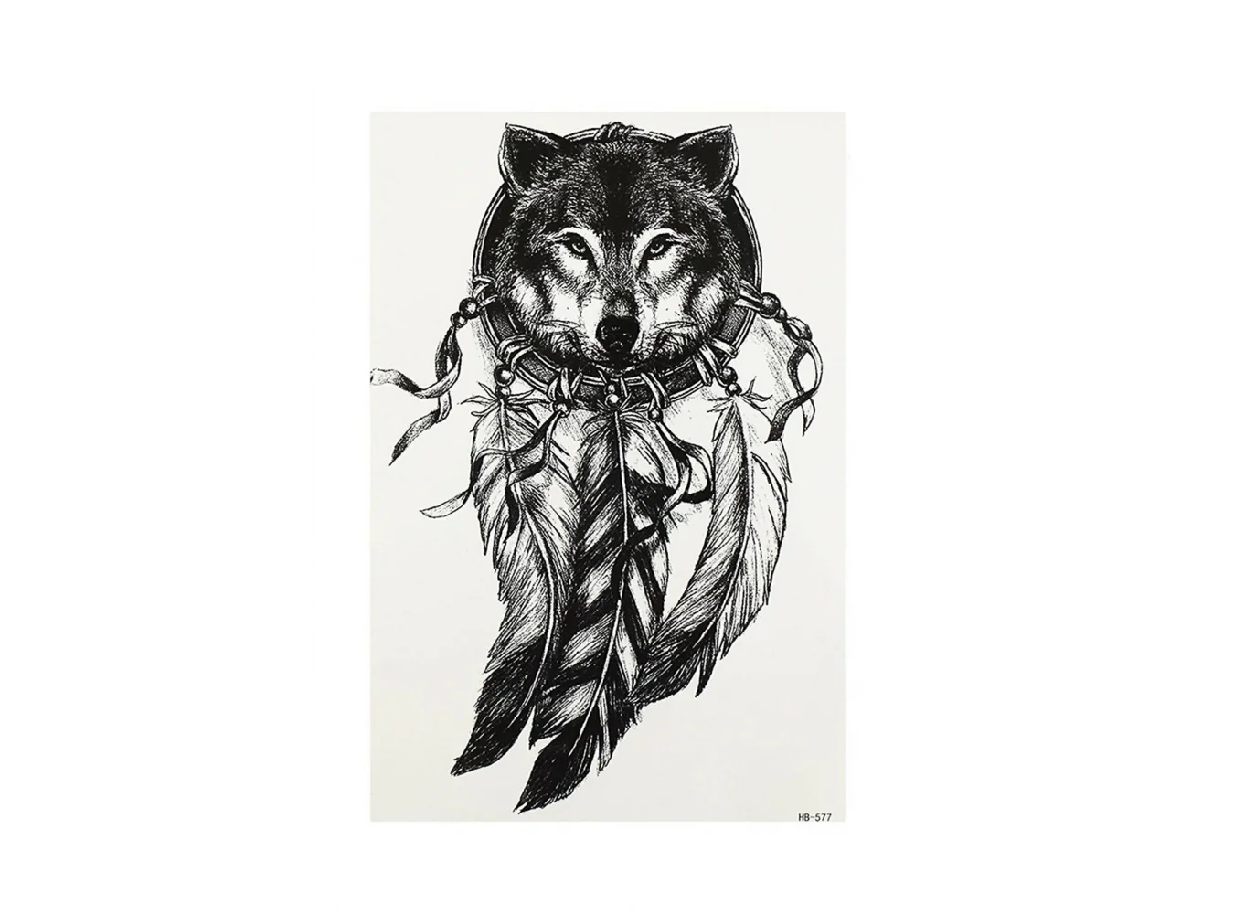 Geçici Kurt Dövme Tattoo