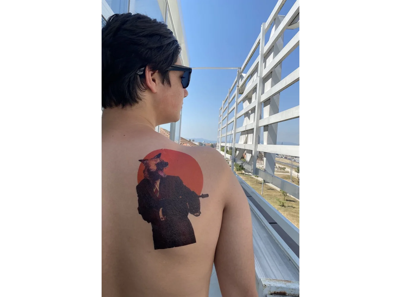 Geçici Kurt Dövme Tattoo