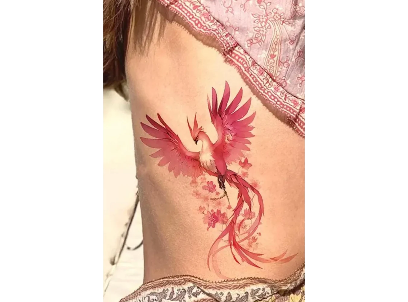 Geçici Kuş Figürlü Dövme Tattoo