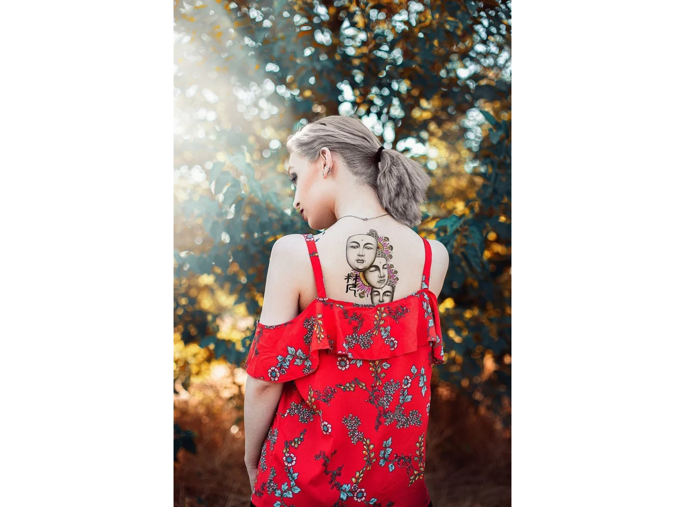 Geçici Maske Dövme Tattoo