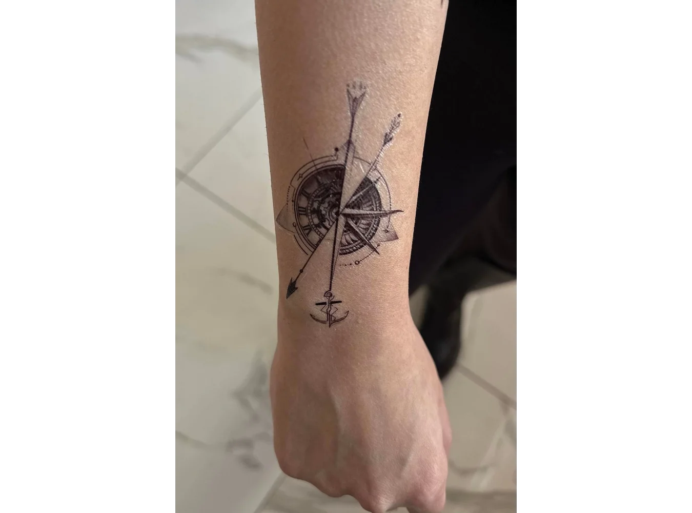 Pusula Mini Geçici Dövme Tattoo