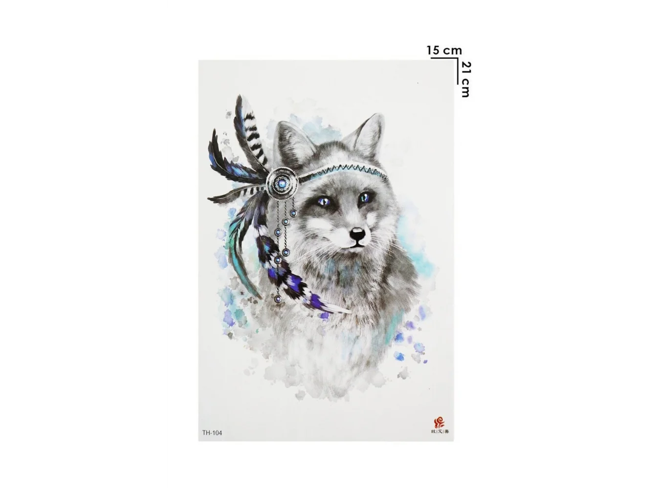Geçici Tilki Dövme Tattoo