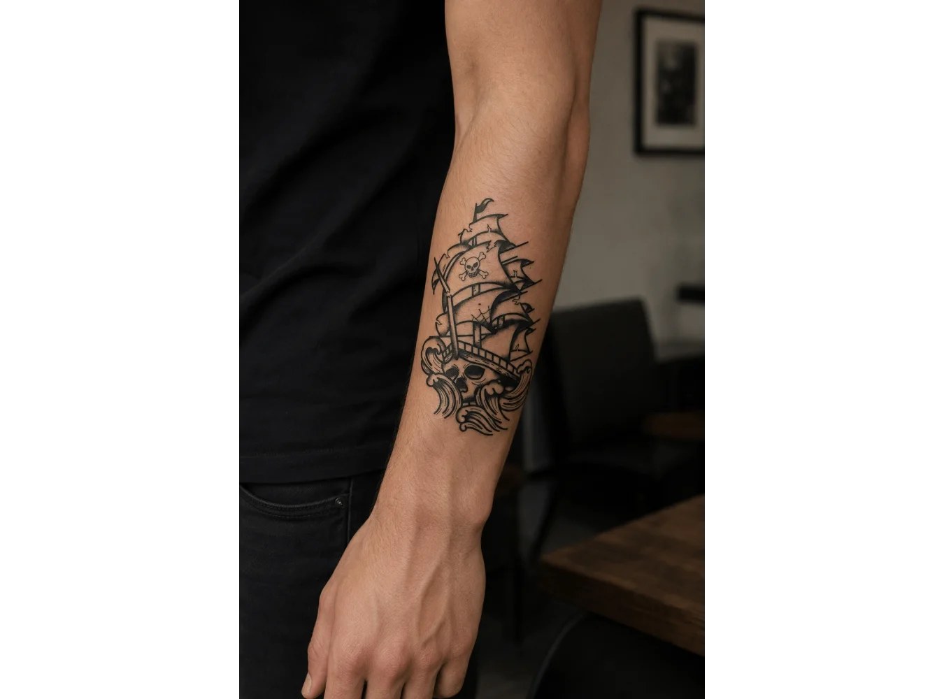 Gemi Mini Geçici Dövme Tattoo