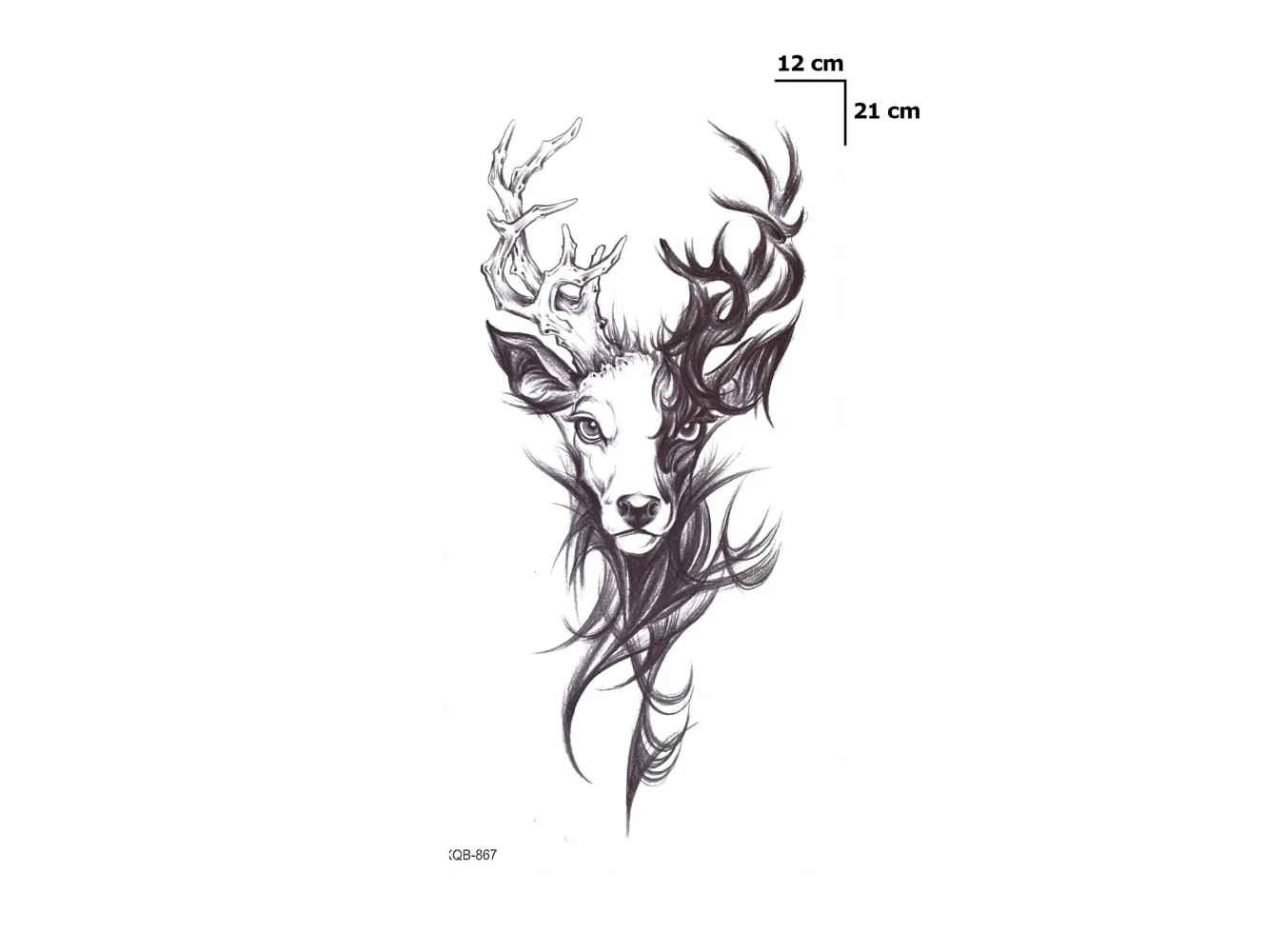 Geyik Dövme Geçici Tattoo