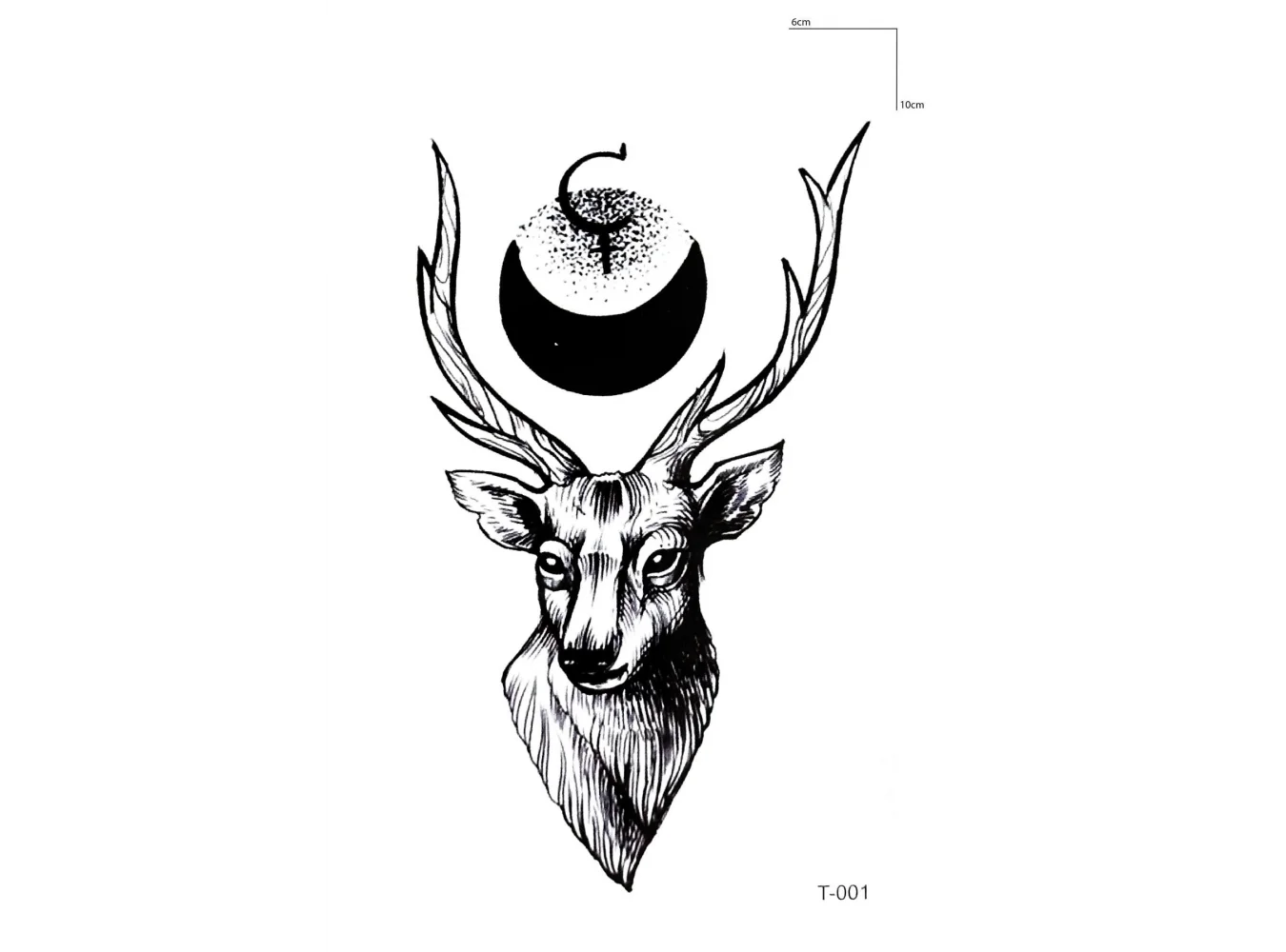 Geyik Geçici Dövme Tattoo